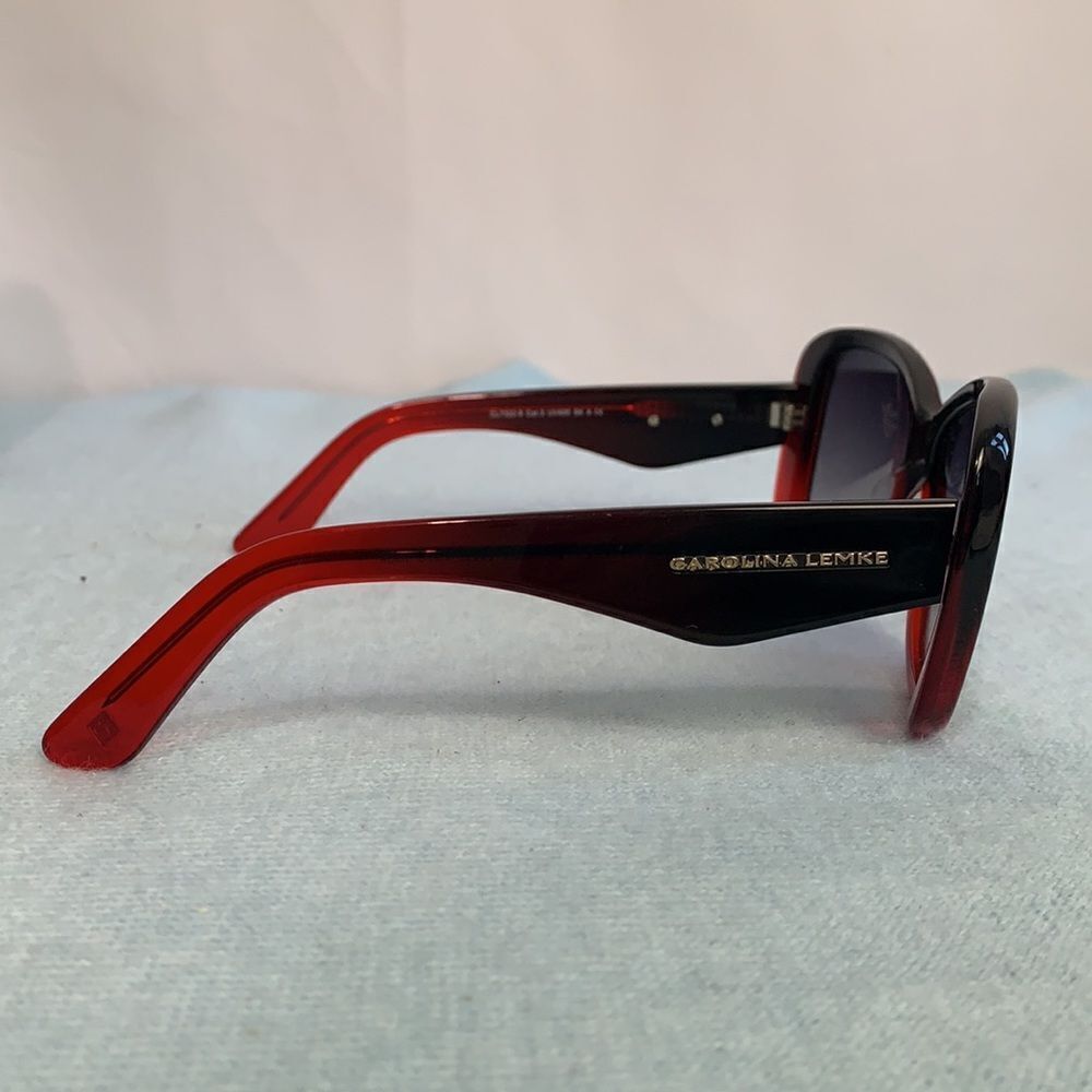 Carolina Lemke red black frames sunglasses - Picture 5 of 9